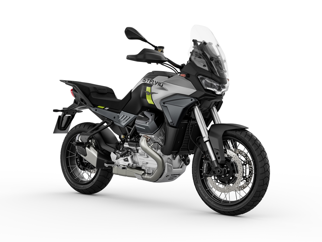 F&T Fahrzeug-Technik GmbH - Ihr Motorradhändler und Fachwerkstatt in Freital, Dresden, Sachsen und deutschlandweit - Moto Guzzi Stelvio Nero  Ansicht vorn rechts