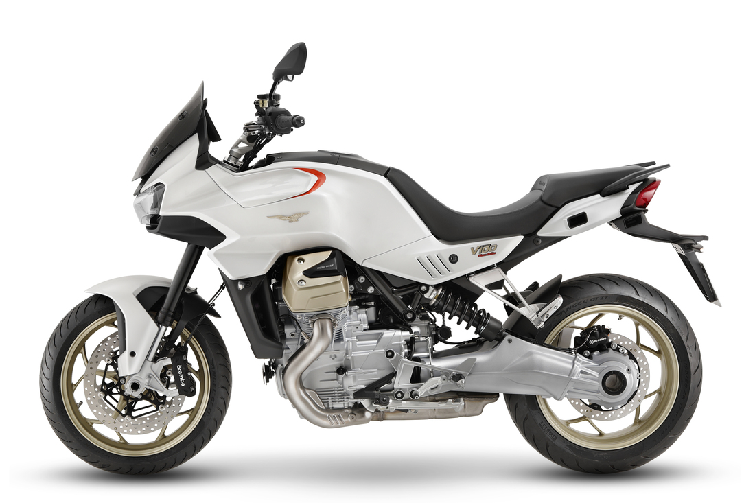 F&T Fahrzeug-Technik GmbH - Ihr Motorradhändler und Fachwerkstatt in Freital, Dresden, Sachsen und deutschlandweit - Moto Guzzi V100 Mandello - Ansicht Seite links