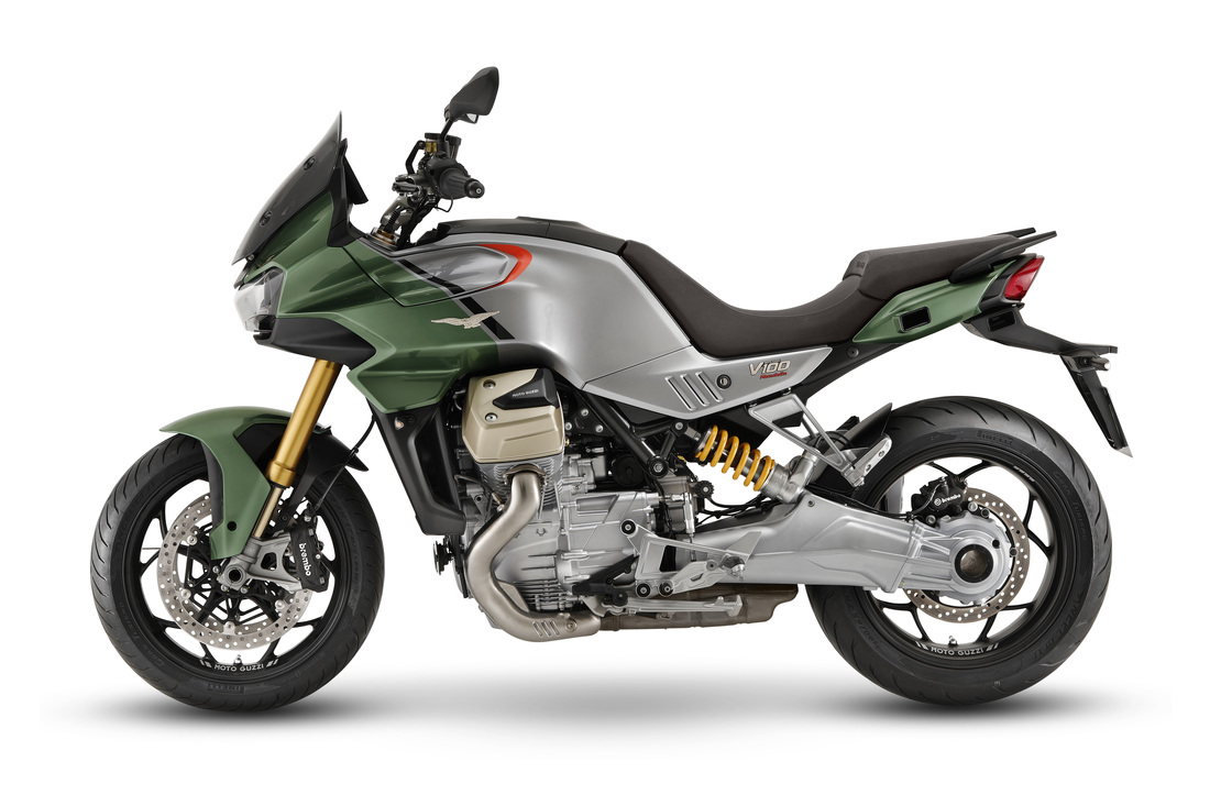 F&T Fahrzeug-Technik GmbH - Ihr Motorradhändler und Fachwerkstatt in Freital, Dresden, Sachsen und deutschlandweit - Moto Guzzi V100 - Ansicht Seite links
